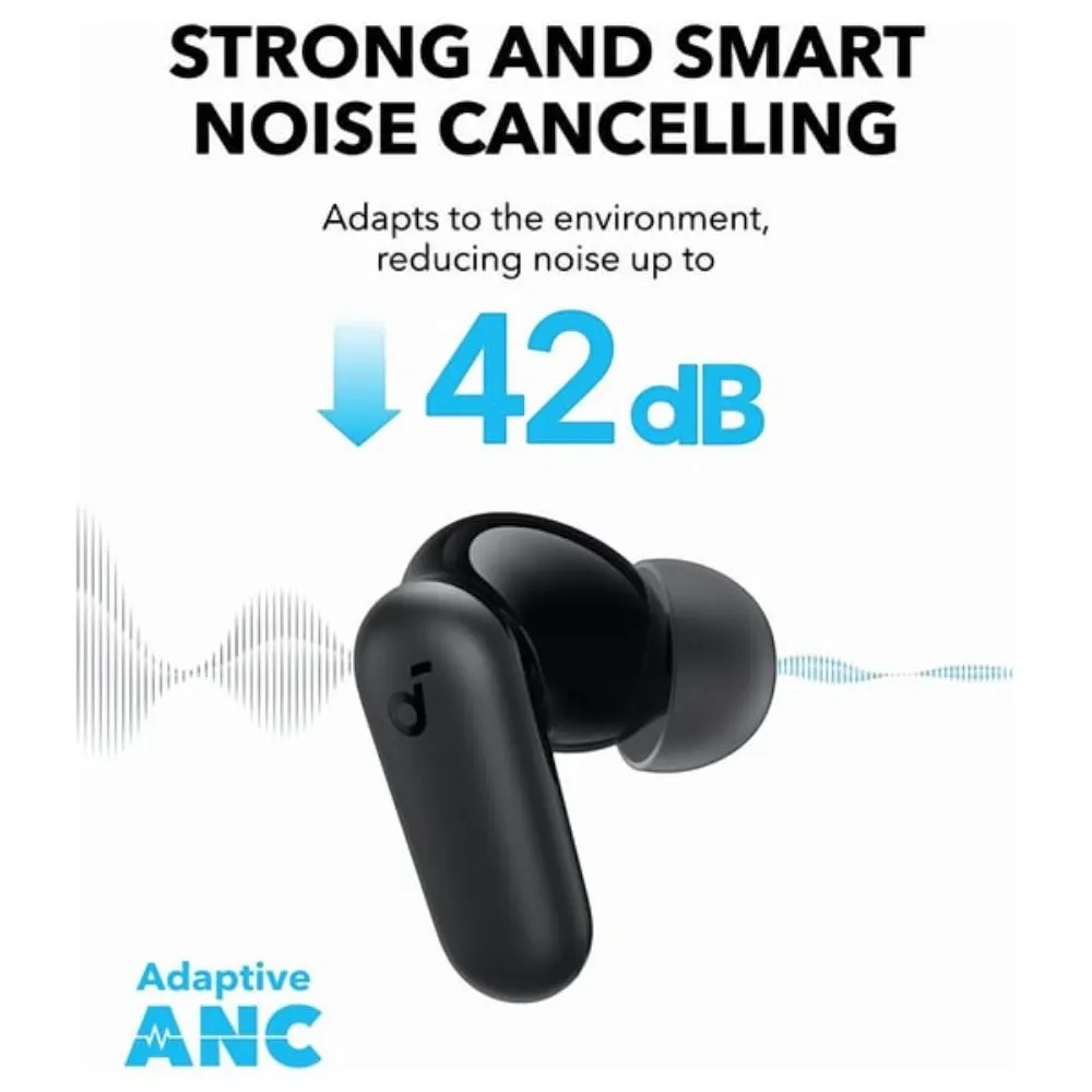 Soundcore R50i NC True Wireless Bluetooth Earbuds - Black