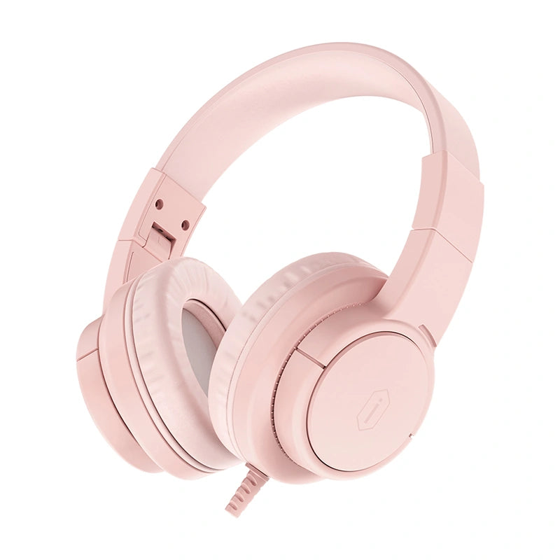 Wiwu KTD-01 Wired Headphone for Kids, Color - Pink