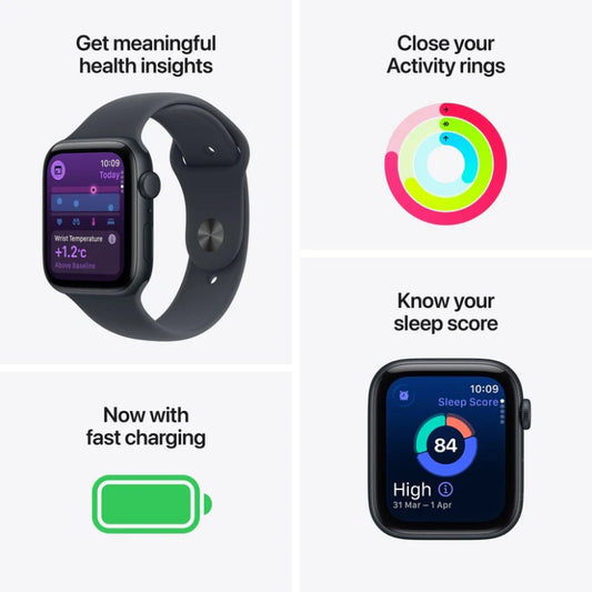 Apple Watch SE 3, Midnight Black, 44MM - Brand New