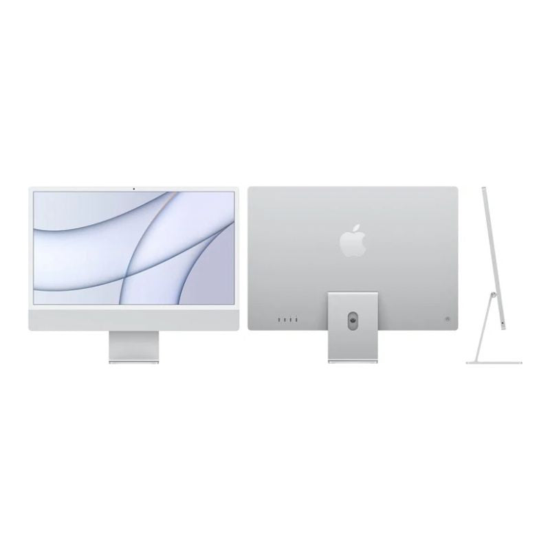 Apple iMac 2021, M1 Chip, 24 inch 4,5K Retina screen with Keyboard & Mouse, color - Silver