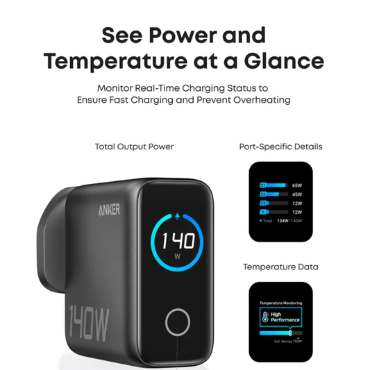 Anker Zolo Charger1 Fast charging for four devices - Black