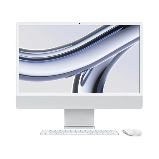 Apple iMac 2021, M1 Chip, 24 inch 4,5K Retina screen with Keyboard & Mouse, color - Silver
