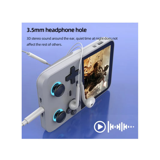 D-007 Plus Handheld Game Console with Linux System, Dual 3D Joystick System, Retro Games Console