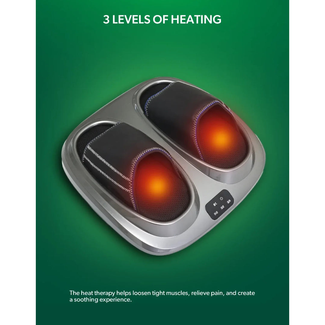Geepas 4-in-1 Foot Massager- GM86098UK / 3 Speed Function, 3 Modes selection, 3 Kneading Speeds, 15 Minute timer