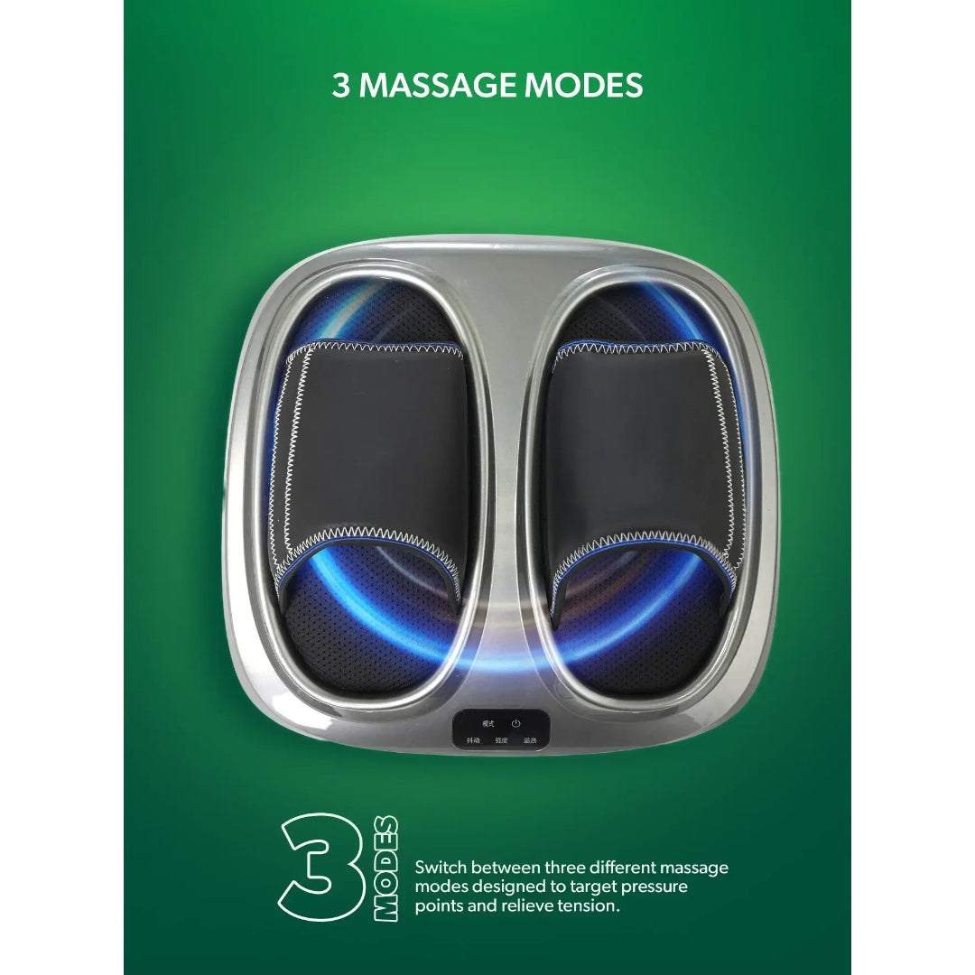 Geepas 4-in-1 Foot Massager- GM86098UK / 3 Speed Function, 3 Modes selection, 3 Kneading Speeds, 15 Minute timer
