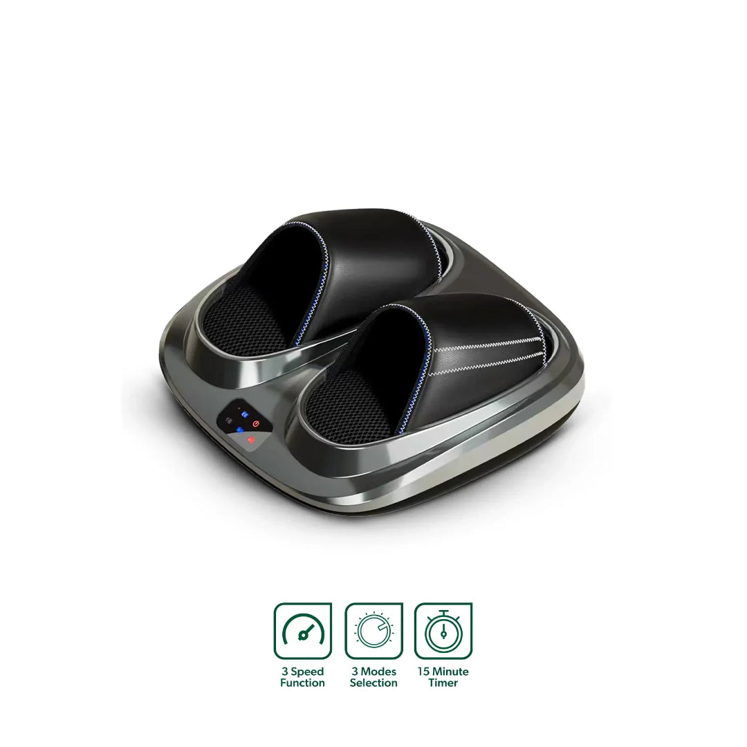Geepas 4-in-1 Foot Massager- GM86098UK / 3 Speed Function, 3 Modes selection, 3 Kneading Speeds, 15 Minute timer