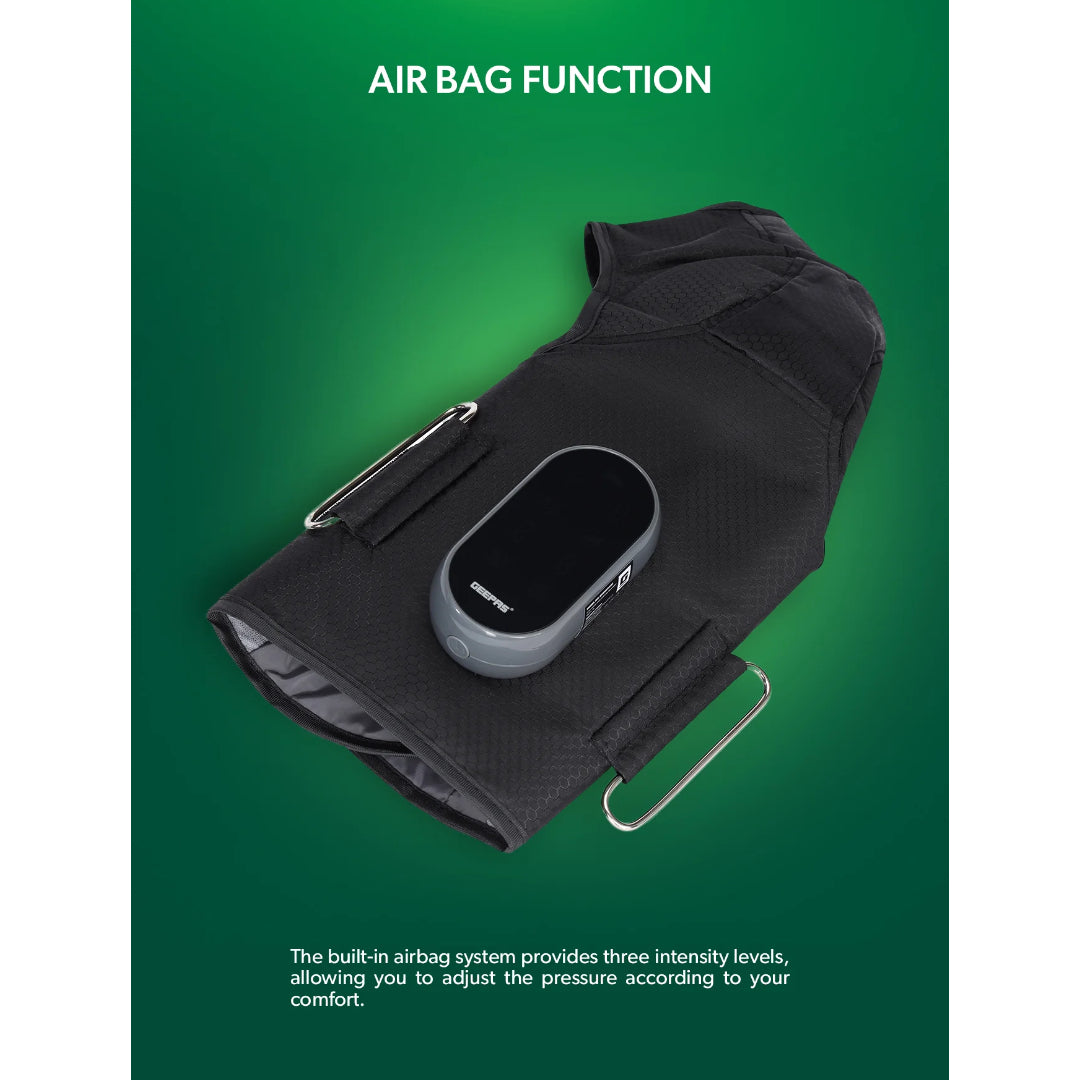 Geepas 2-in-1 Knee and Calf Leg Massager- GM86094UK with 4 Modes of Vibration function, LCD Touch Panel, 15 Minute timer