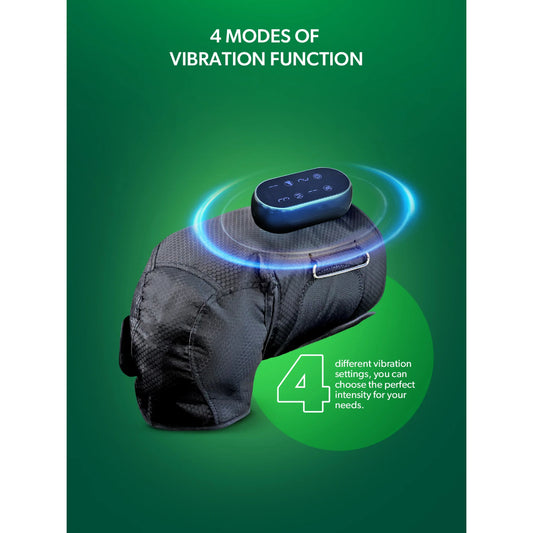 Geepas 2-in-1 Knee and Calf Leg Massager- GM86094UK with 4 Modes of Vibration function, LCD Touch Panel, 15 Minute timer