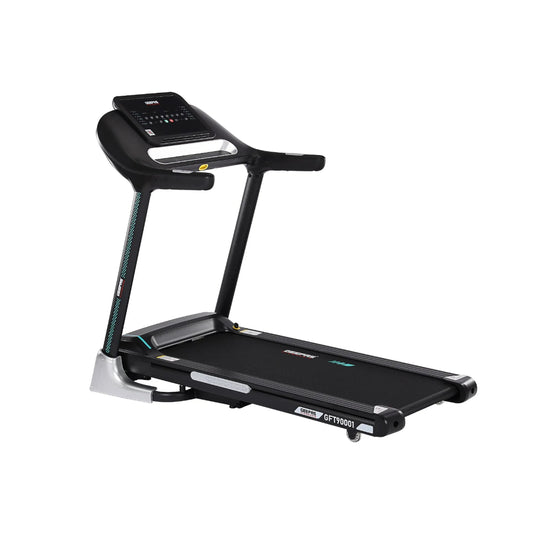Geepas Foldable Hydraulic Treadmill - GFT90001 with 12 Modes, DC motor 3.0 HP Max, Color - Black