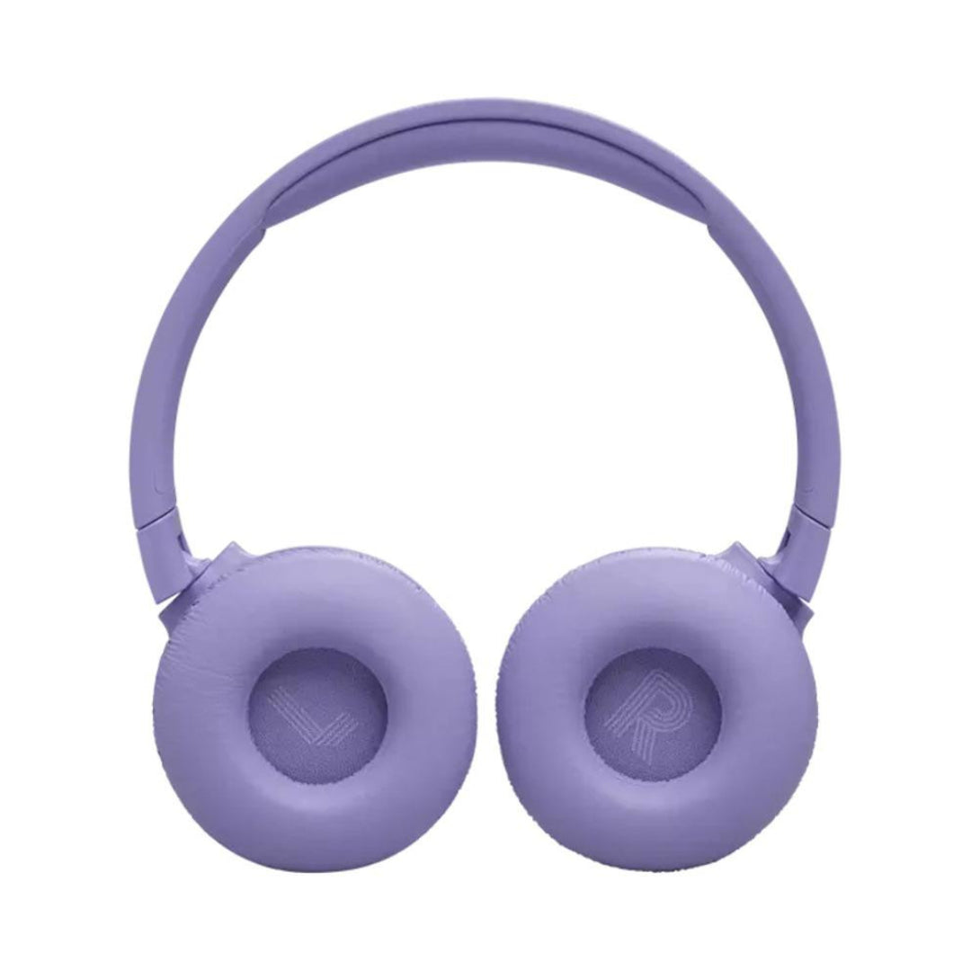 JBL T670 Over-Ear Noise Cancelling Bluetooth Stereo Wireless Headphone, Color - Purple
