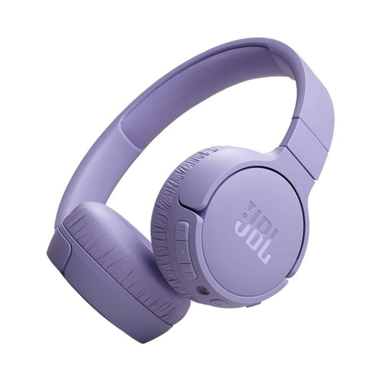 JBL T670 Over-Ear Noise Cancelling Bluetooth Stereo Wireless Headphone, Color - Purple