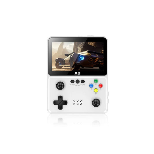 X8 Game Console, 4 Inch IPS Screen Handheld Game Player Dual Joystick 10 Simulators Game, Retro Video Game Console for Kids