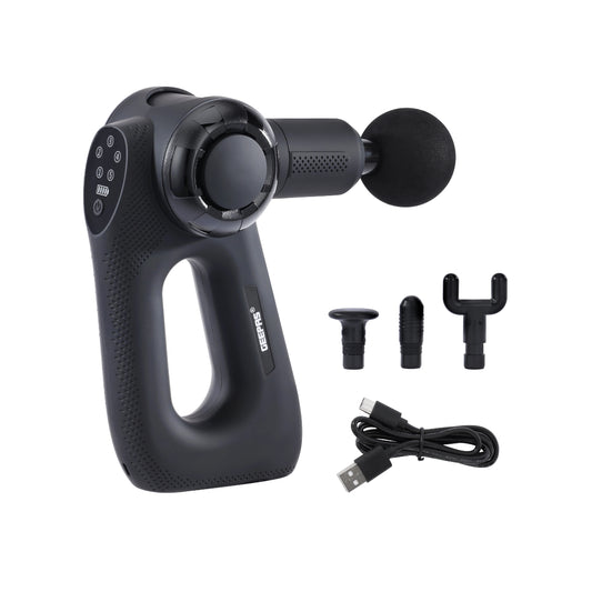 Geepas Powerful Massage Gun- GM86092UK with 5 Speed Function, Color - Black