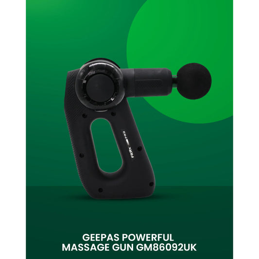 Geepas Powerful Massage Gun- GM86092UK with 5 Speed Function, Color - Black