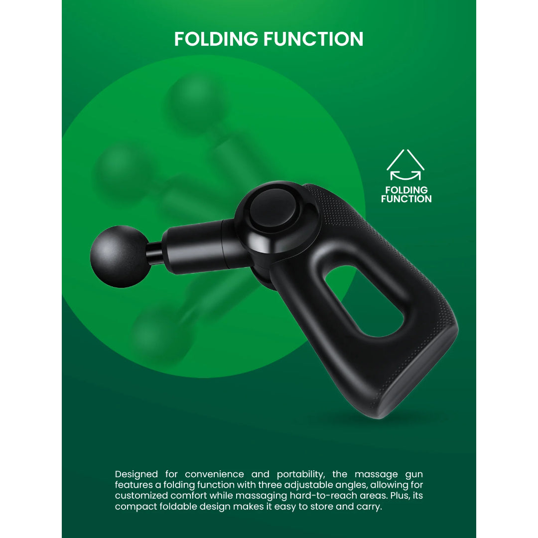 Geepas Powerful Massage Gun- GM86092UK with 5 Speed Function, Color - Black