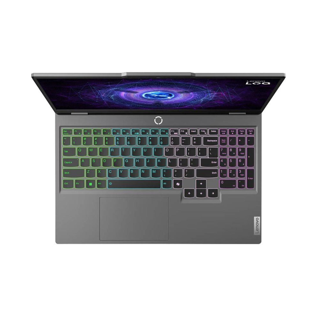 Lenovo LOQ 15IRX9 Gaming Laptop, 15.6 Full HD Display IPS 144Hz Display, Intel Core i7-13650HX, GeForce RTX 4050 6GB Graphics, English (UK) Keyboard, Luna Grey