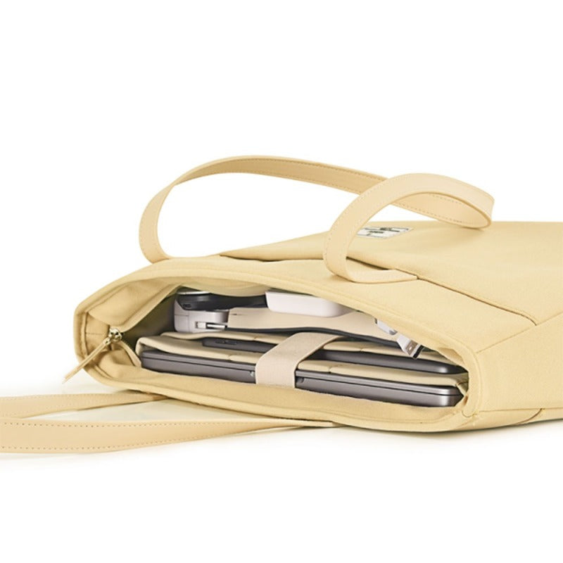 Wiwu Ora Tote Women Bag for 16 inch Laptop - Beige