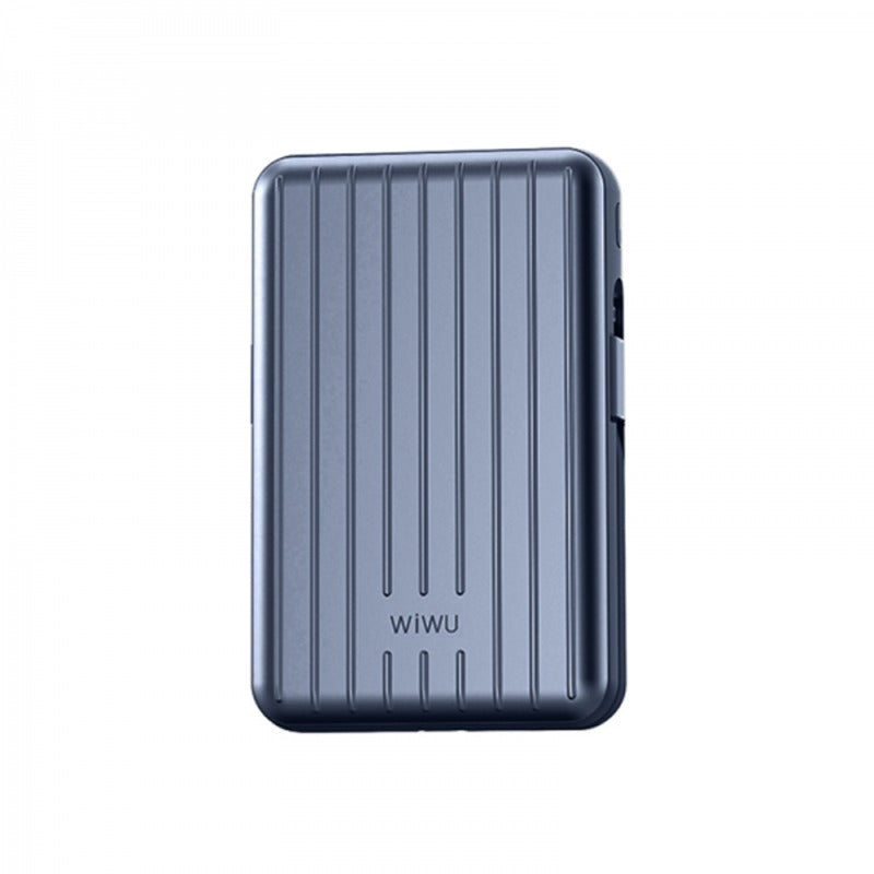 WiWU Trunk Series Magnetic Wireless Charging 10000mAh Power Bank - Blue
