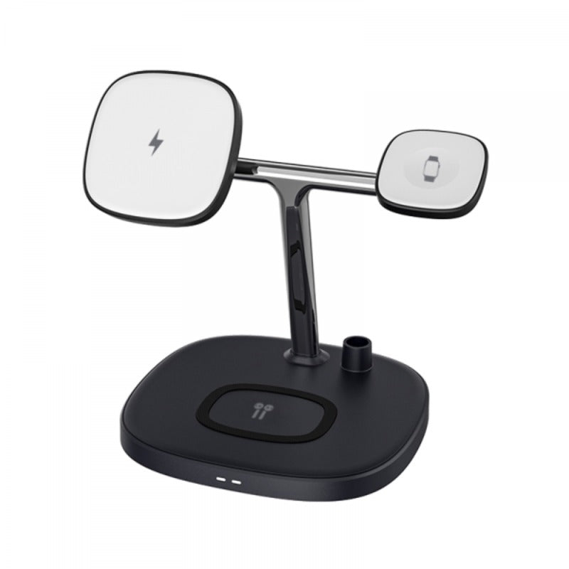 Wiwu M8 Power Air 15W 4 in 1 Wireless Charger - Black