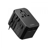 Wiwu UA-304 4 In 1 Universal Plug Adapter - Black