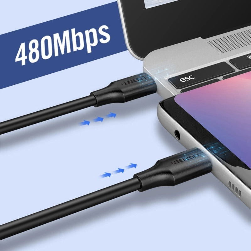 UGreen USB-C TO USB-C Cable 2m-black