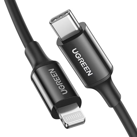 UGreen USB-C TO Lightning Cable 1m-black