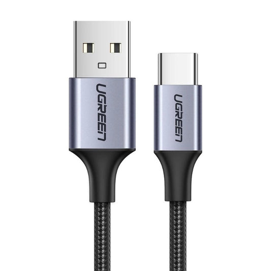 UGreen USB-A To USB-C Braided Cable 1m-Black
