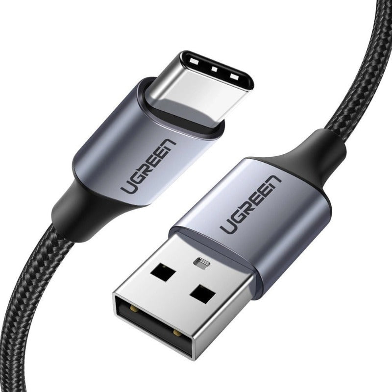 UGreen USB-A To USB-C Braided Cable 1m-Black