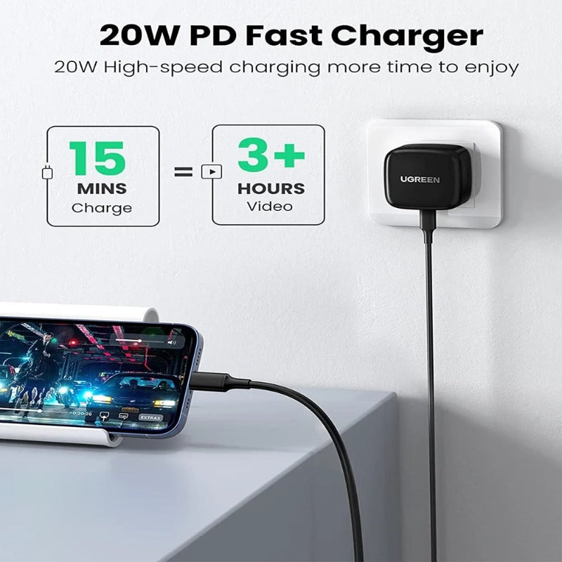 UGreen 20W PD Fast charger-Black