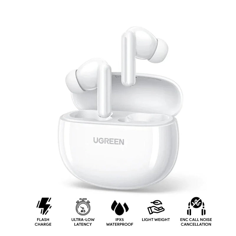 UGreen Hitune P3 True Wireless Earbuds-White