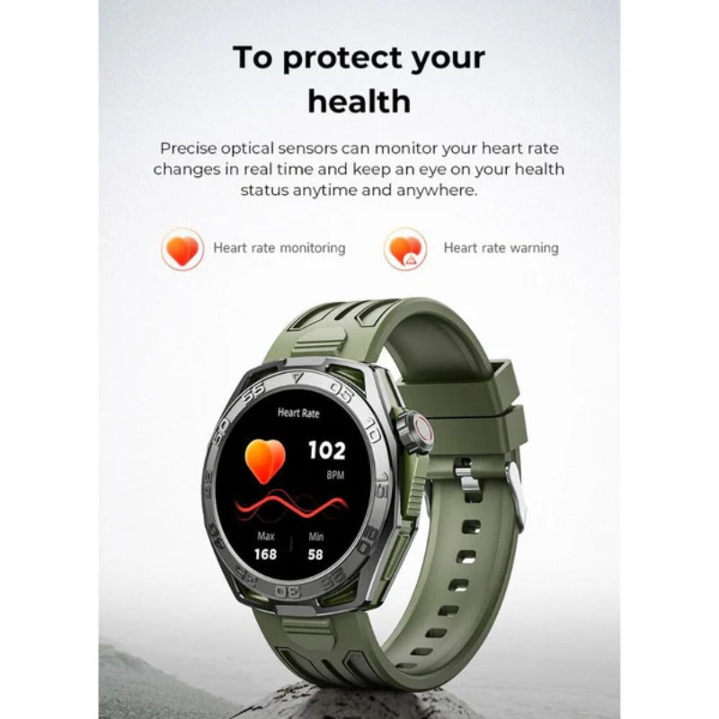 TELUX Vital Smart Calling Watch with 1.43” AMOLED Display & AI Voice Assistant - LC311