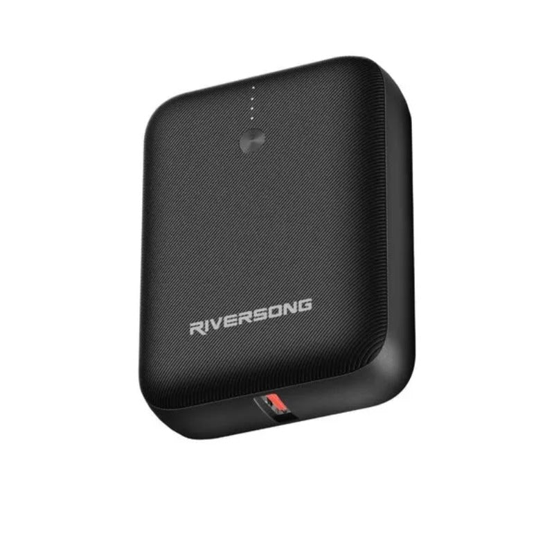 Riversong Vision 10 Mini 20W Fast Charging 10000MAH Mini Power Bank - Black