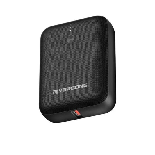 Riversong Vision 10 Mini 20W Fast Charging 10000MAH Mini Power Bank - Black