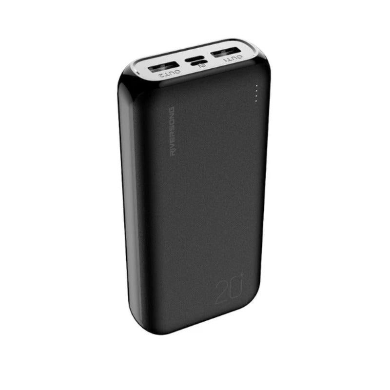Riversong Vision 20SE Pro 22.5W Fast Charging 20000mAh Power Bank - Black