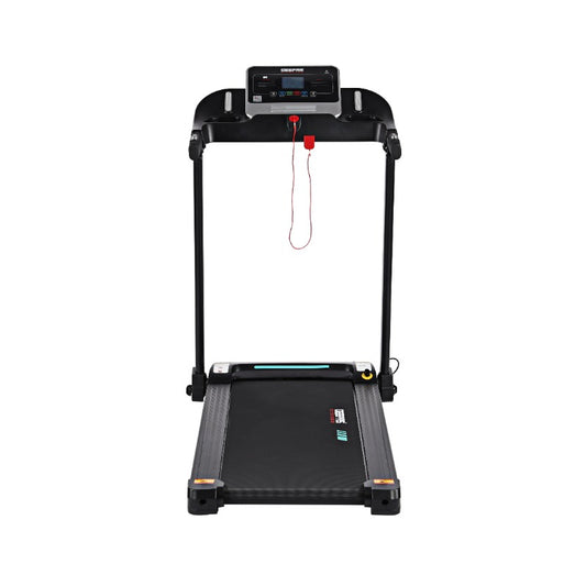 Geepas Foldable Treadmill - GFT90000 with 12 Modes, DC Motor 2.0 HP MAX, Color - Black