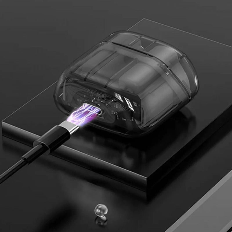 Wiwu Ghost Appearance Tws Airbuds, Color - Black