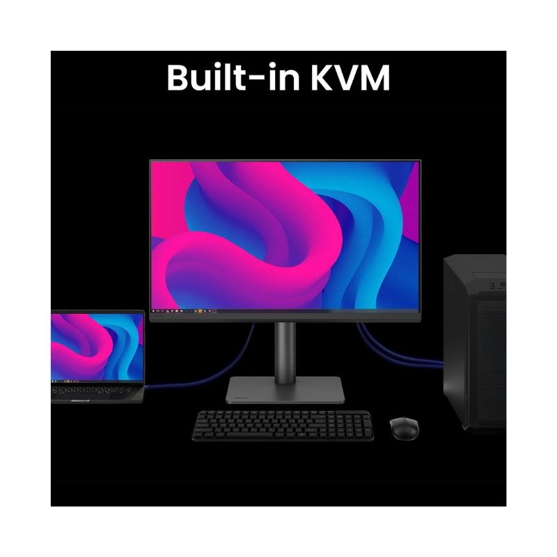 BenQ PD2706QN - 27" QHD, Type-C with PD, Daisy Chain, HDMI and DP,CAD/CAM, Animation and Darkroom Modes,KVM Switch