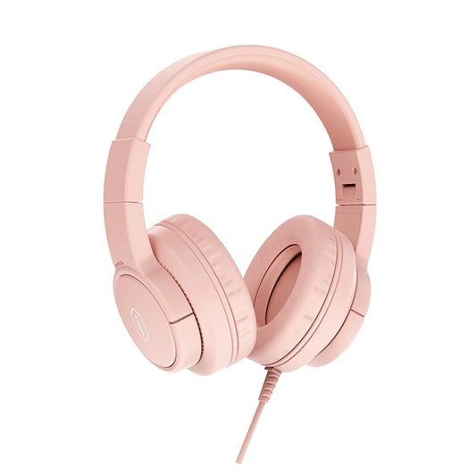 Wiwu KTD-01 Wired Headphone for Kids, Color - Pink
