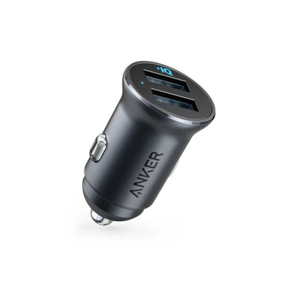 Anker PowerDrive 2 Alloy 24W Car Charger - Black