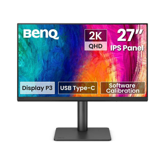 BenQ PD2706QN - 27" QHD, Type-C with PD, Daisy Chain, HDMI and DP,CAD/CAM, Animation and Darkroom Modes,KVM Switch