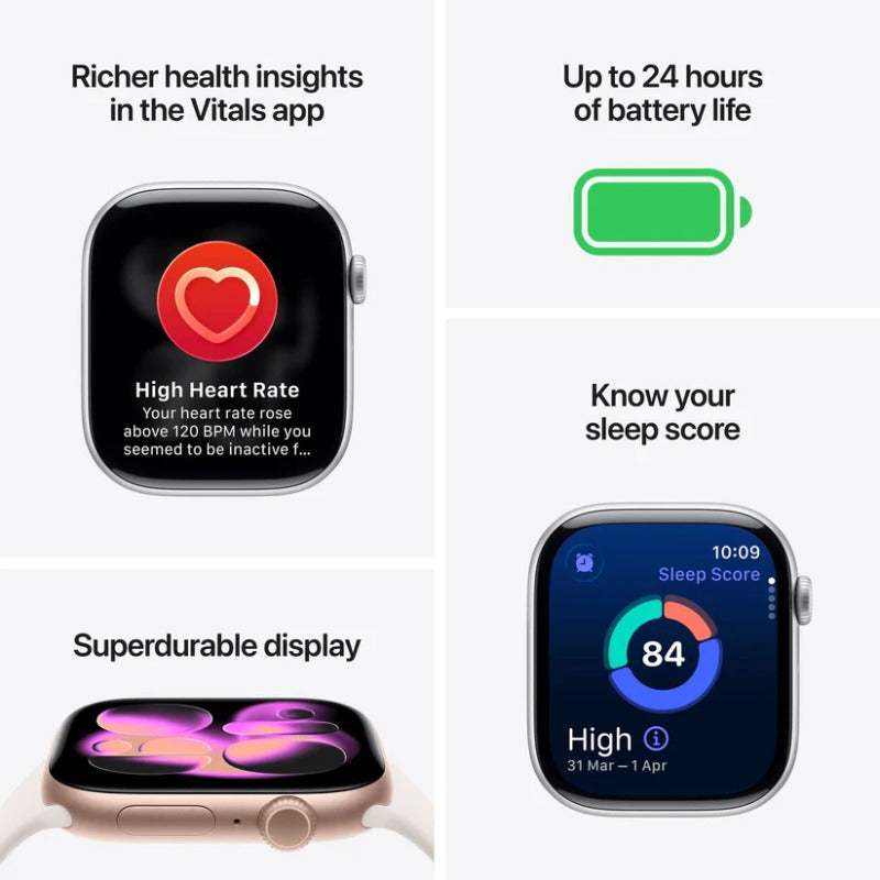 Apple watch series 11, 42MM, Silver - Brand New
