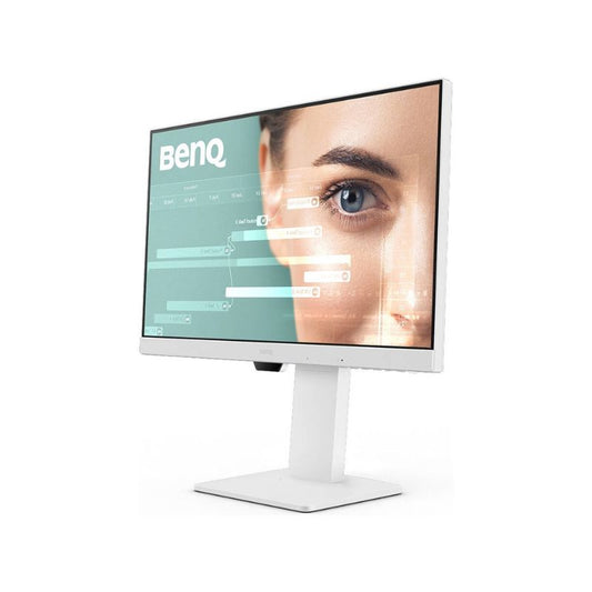 BenQ Home Office Monitor - GW2486TC, 24" IPS Display, Full HD, Type-C with PD, In Built Speaker, Tilt with height adjustment, 100 Hz Refresh Rate, White Color