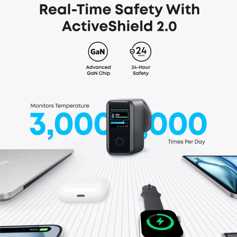 Anker Zolo Charger1 Fast charging for four devices - Black