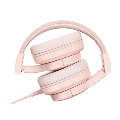 Wiwu KTD-01 Wired Headphone for Kids, Color - Pink
