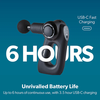 Geepas Powerful Massage Gun- GM86092UK with 5 Speed Function, Color - Black