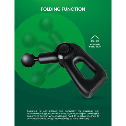 Geepas Powerful Massage Gun- GM86092UK with 5 Speed Function, Color - Black