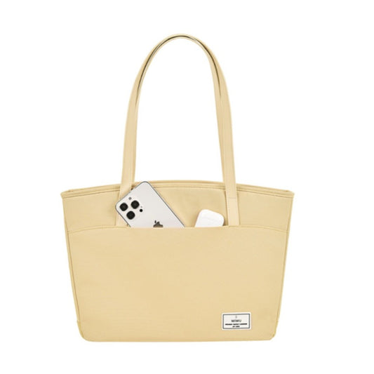 WiWU Ora Tote Women Bag for 14" Laptop - Beige