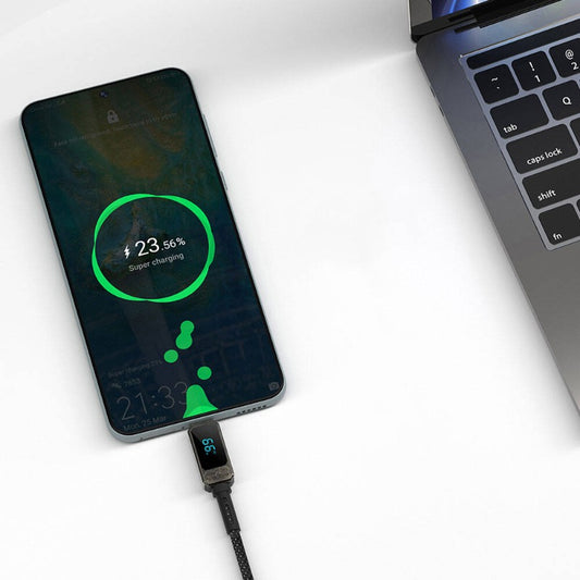 WiWU Wi-C038 Titan 6A USB to Type-C Fast Charging Cable 1.2m - Tarnish