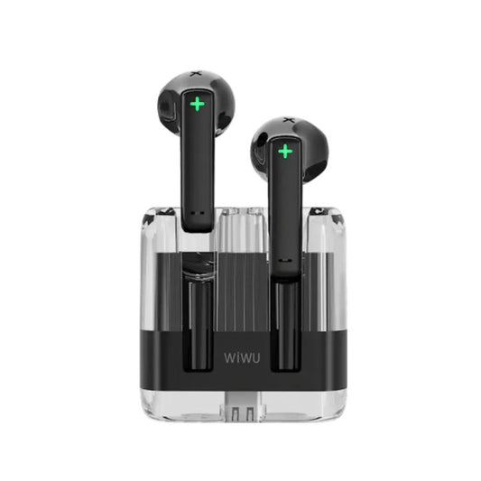WiWU Crystal TWS Airbuds - Black