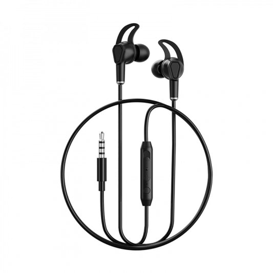 WiWU Earbuds 309 Jack Wired 3.5 Connector - Black